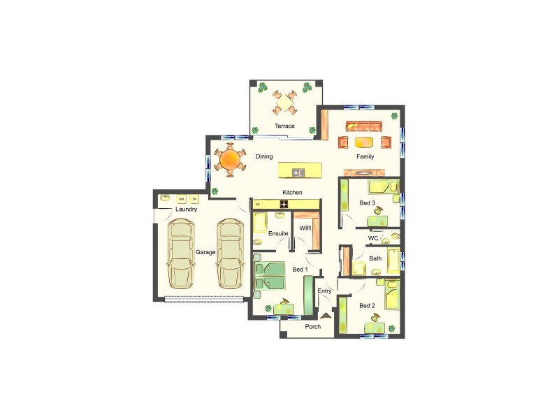 33 Peggy Crescent, Redbank Plains QLD 4301 Floorplan