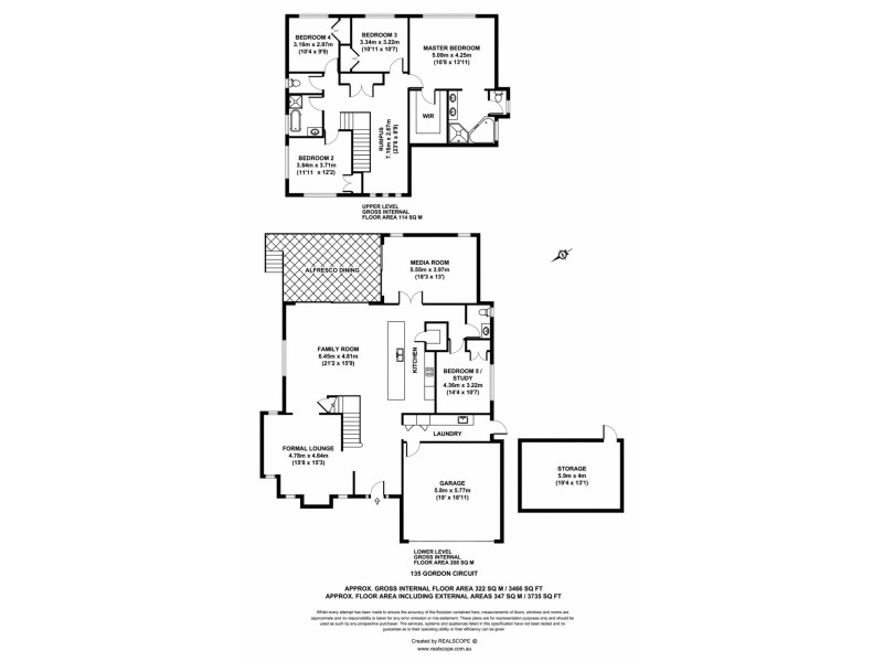 135 Gordon Circuit, Seventeen Mile Rocks QLD 4073 Floorplan