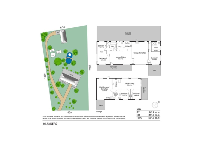 9 Landers Avenue, Rangewood QLD 4817 Floorplan