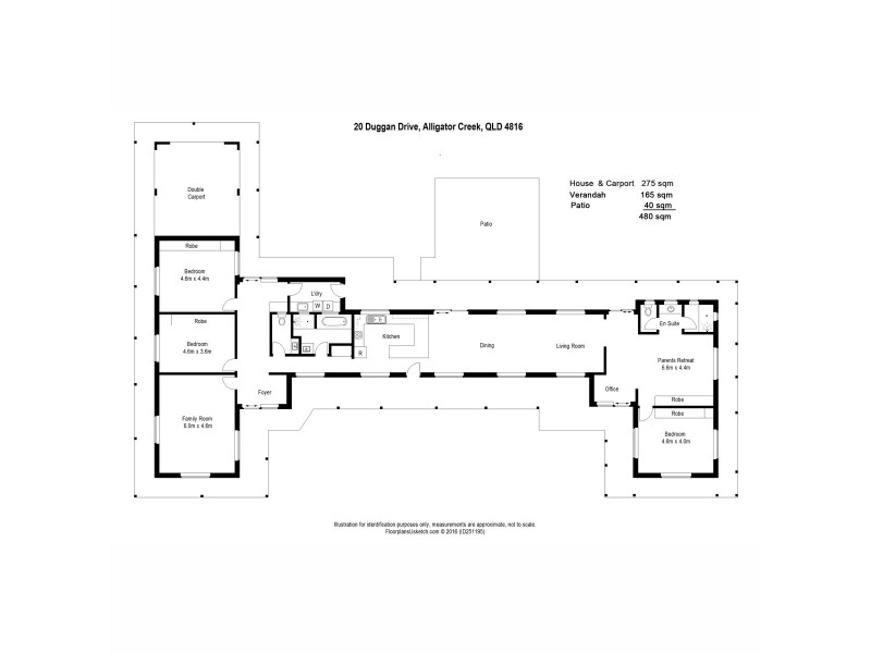 Lot 3 / 20 Duggan Drive, Alligator Creek QLD 4816 Floorplan
