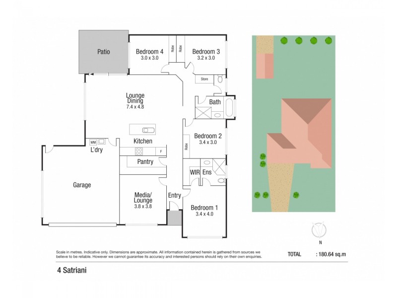 4 Satriani Crescent, Condon QLD 4815 Floorplan