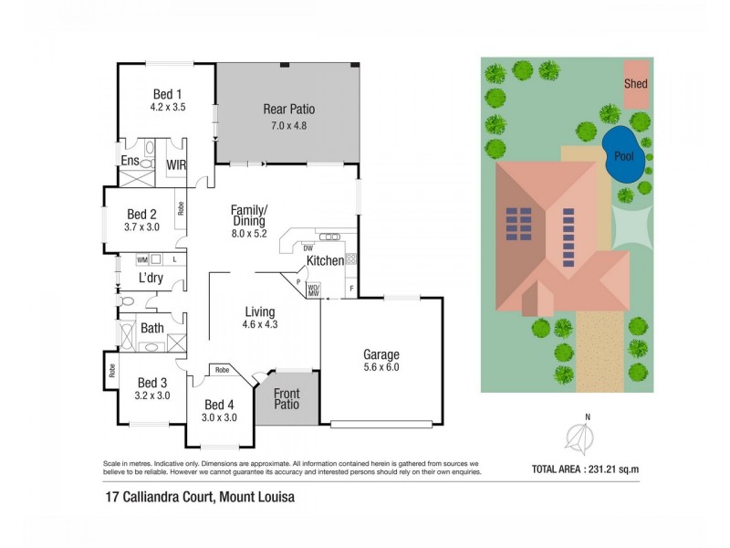 17 Calliandra Court, Mount Louisa QLD 4814 Floorplan