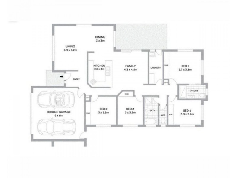 54 Sandplover Circuit, Bohle Plains QLD 4817 Floorplan