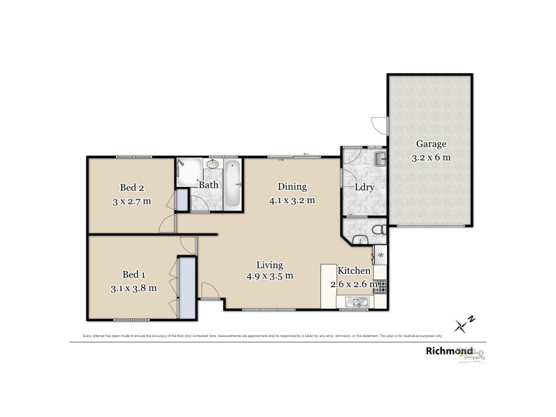 1/46 March Street, Richmond NSW 2753 Floorplan
