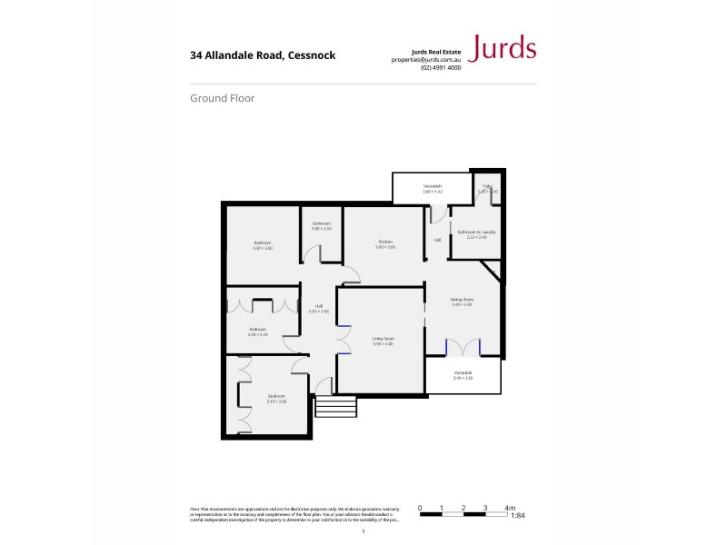 34 Allandale Road, Cessnock NSW 2325 Floorplan