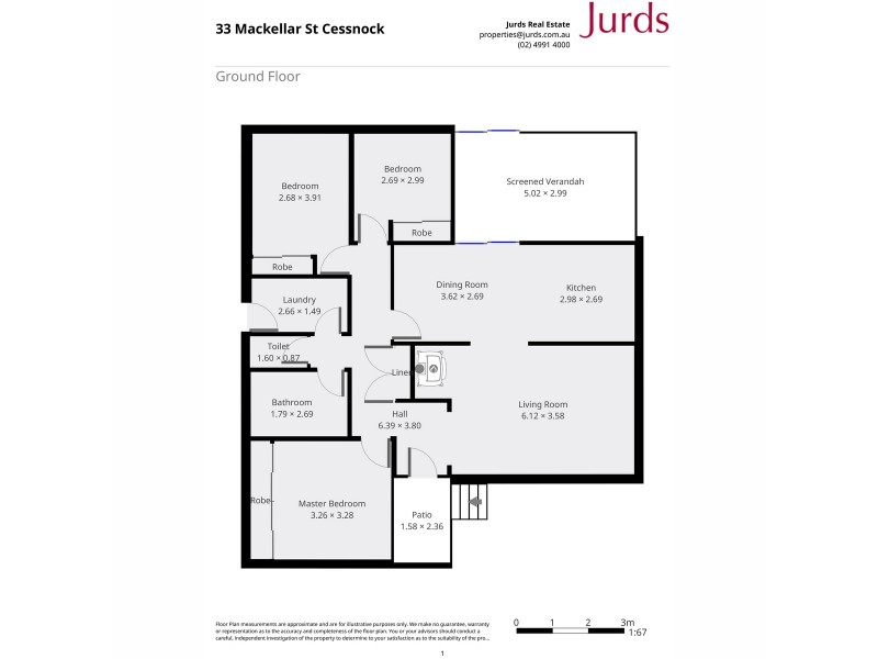 33 Mackellar Street, Cessnock NSW 2325 Floorplan