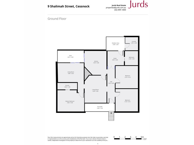 9 Shalimah Street, Cessnock NSW 2325 Floorplan