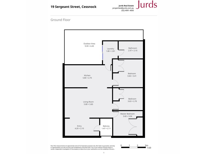 19 Sergeant Street, Cessnock NSW 2325 Floorplan