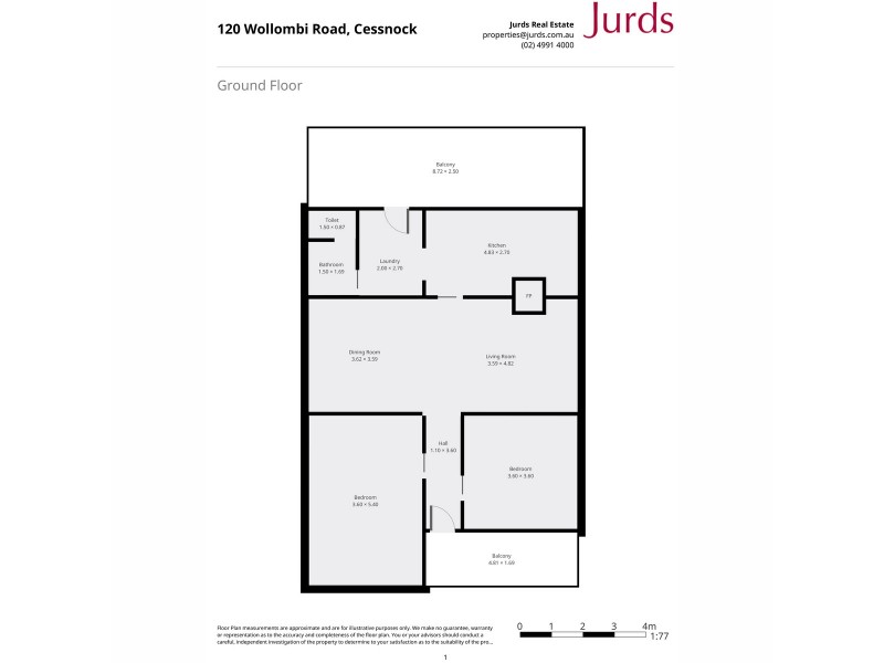 120 Wollombi Road, Cessnock NSW 2325 Floorplan