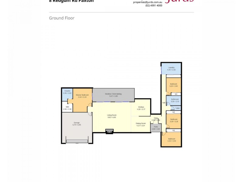 8 Redgum Road, Paxton NSW 2325 Floorplan