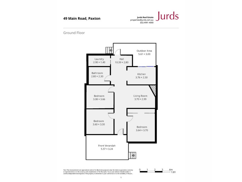 49 Main Road, Paxton NSW 2325 Floorplan