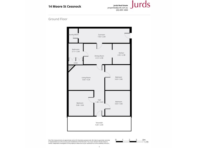 14 Moore Street, Cessnock NSW 2325 Floorplan
