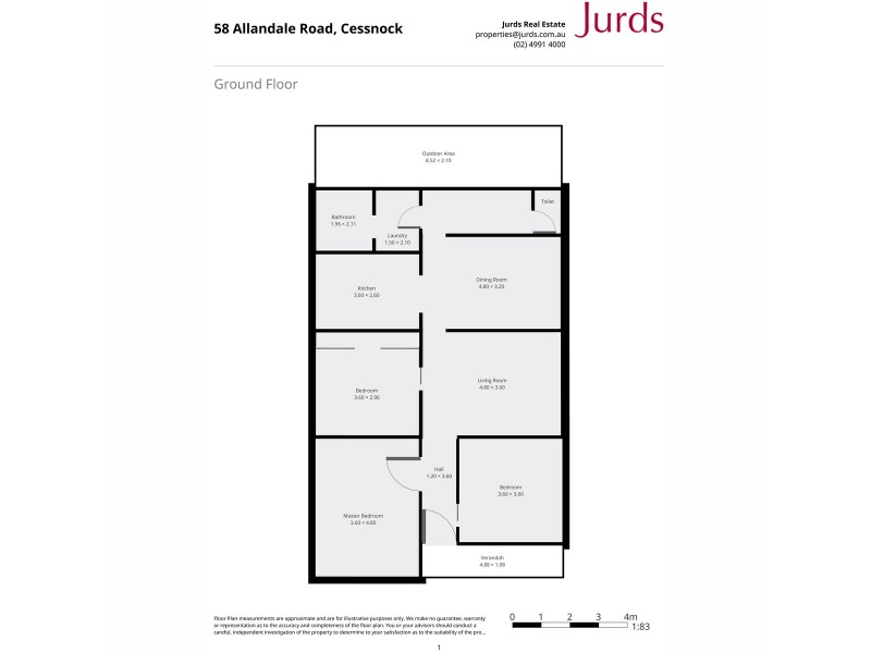 58 Allandale Road, Cessnock NSW 2325 Floorplan
