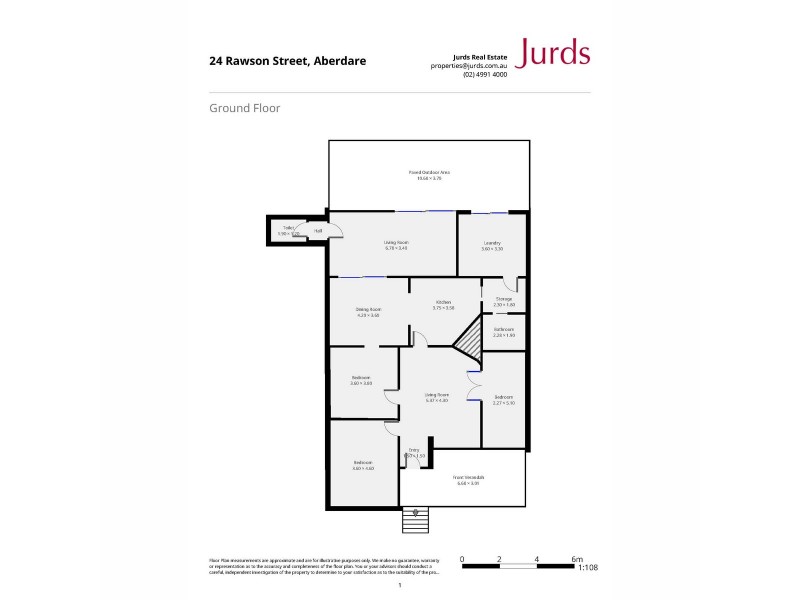 24 Rawson Street, Aberdare NSW 2325 Floorplan