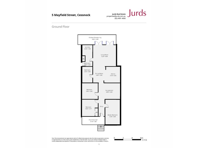 5 Mayfield Street, Cessnock NSW 2325 Floorplan