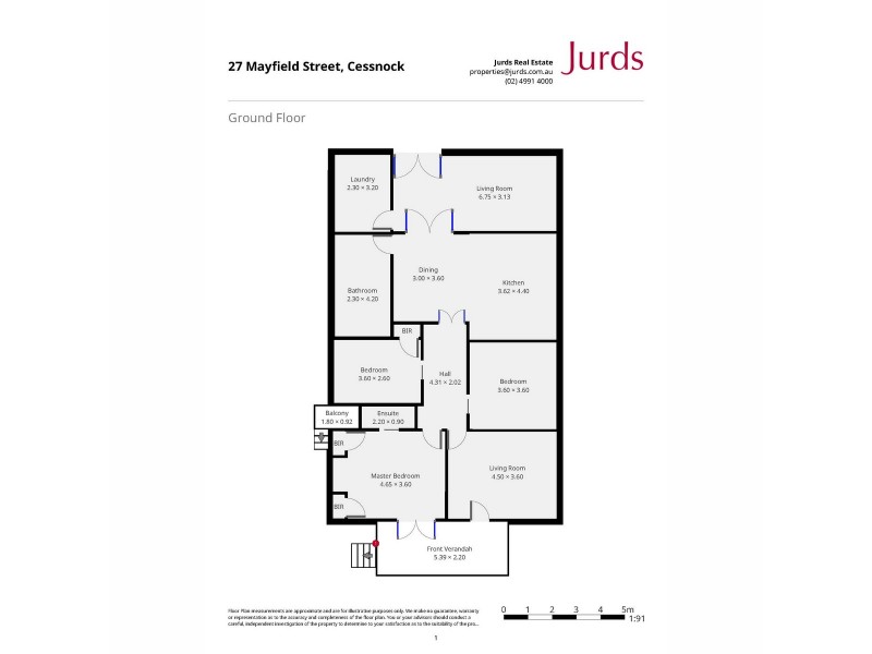 27 Mayfield Street, Cessnock NSW 2325 Floorplan