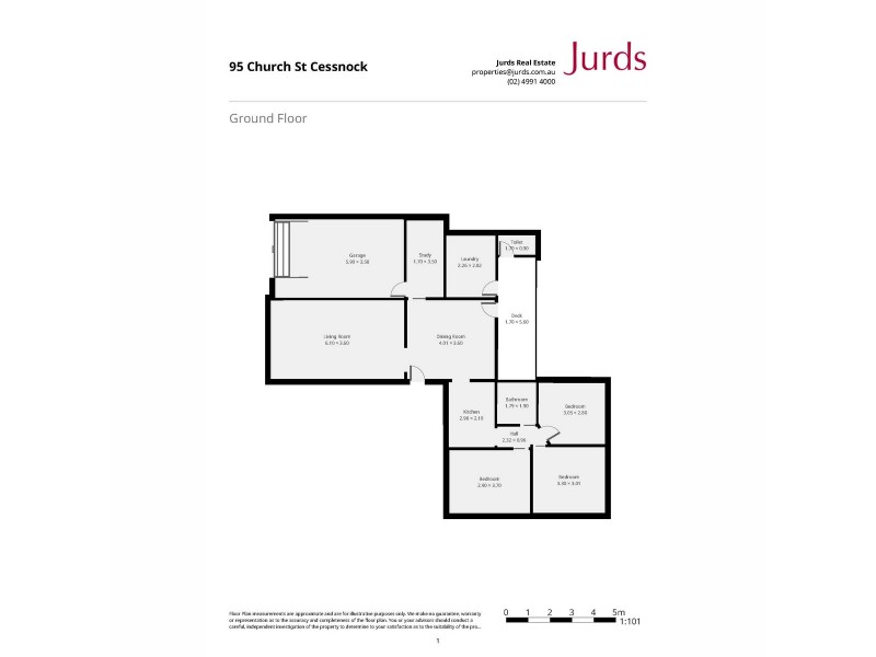95 Church Street, Cessnock NSW 2325 Floorplan
