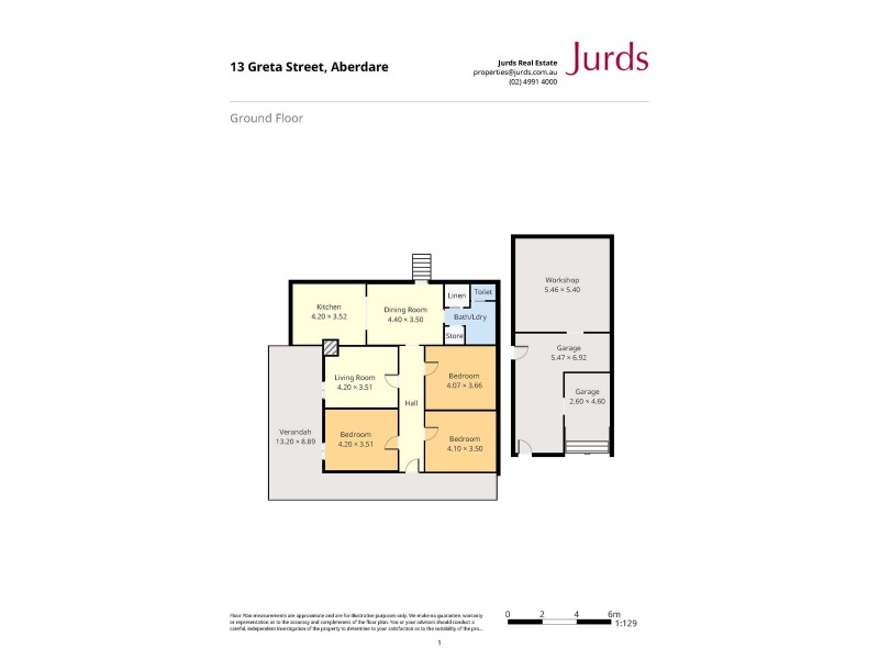 13 Greta Street, Aberdare NSW 2325 Floorplan