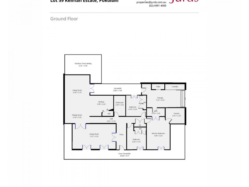 Lot 59 Kelman Estate, 2 Oakey Creek Road, Pokolbin NSW 2320 Floorplan