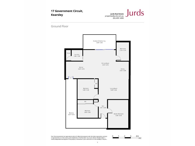 17 Government Circuit, Kearsley NSW 2325 Floorplan