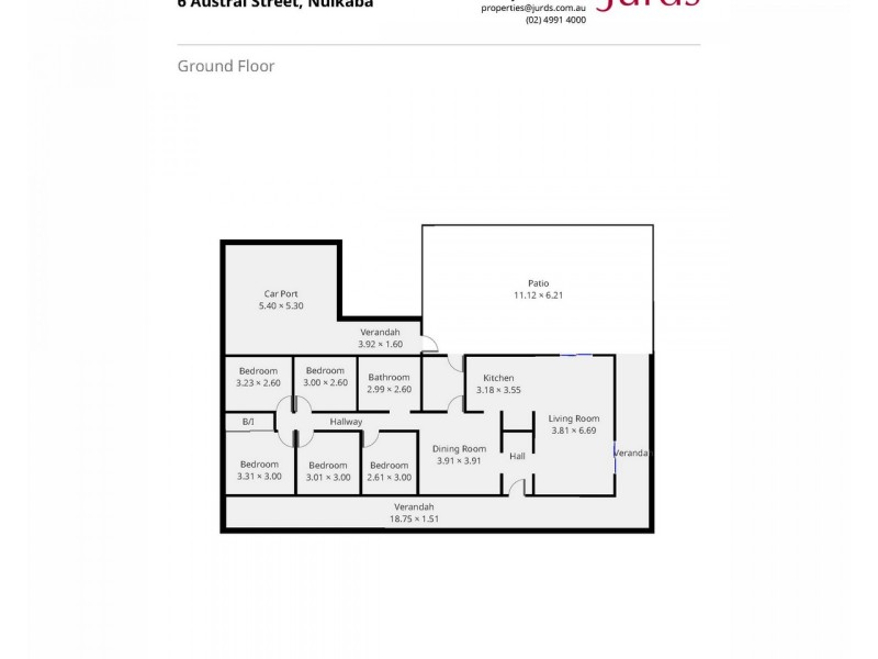 6 Austral Street, Nulkaba NSW 2325 Floorplan