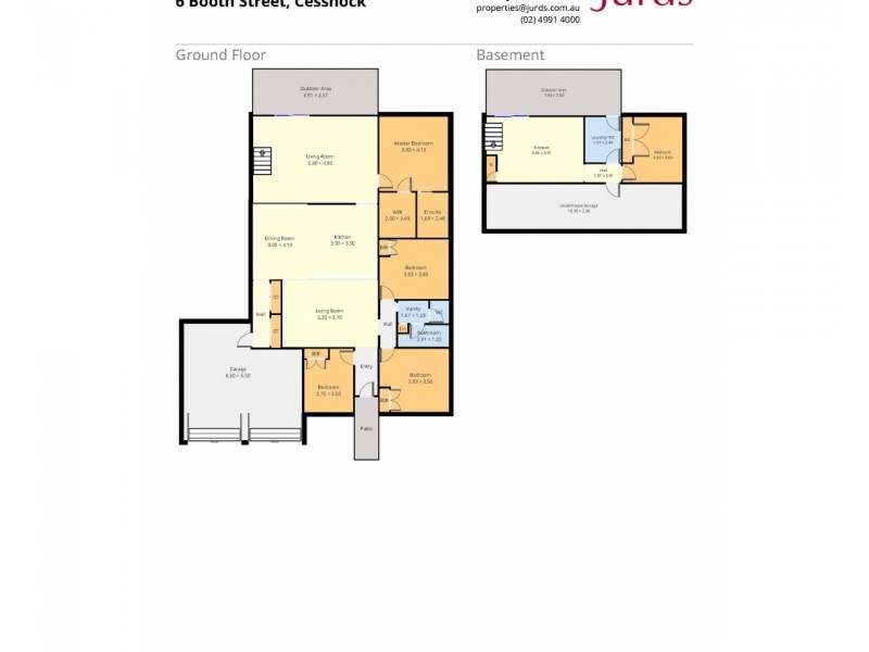 50 Anzac Avenue, Cessnock NSW 2325 Floorplan