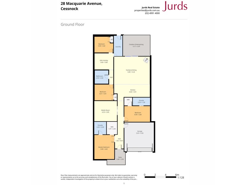 28 Macquarie Avenue, Cessnock NSW 2325 Floorplan