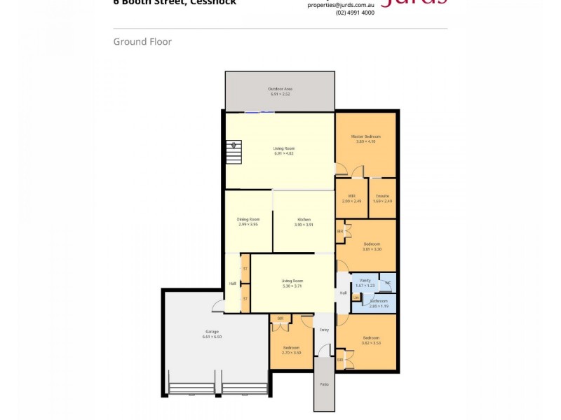 6 Booth Street, Cessnock NSW 2325 Floorplan