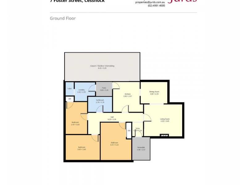 7 Foster Street, Cessnock NSW 2325 Floorplan