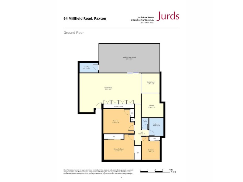 64 Millfield Road, Paxton NSW 2325 Floorplan