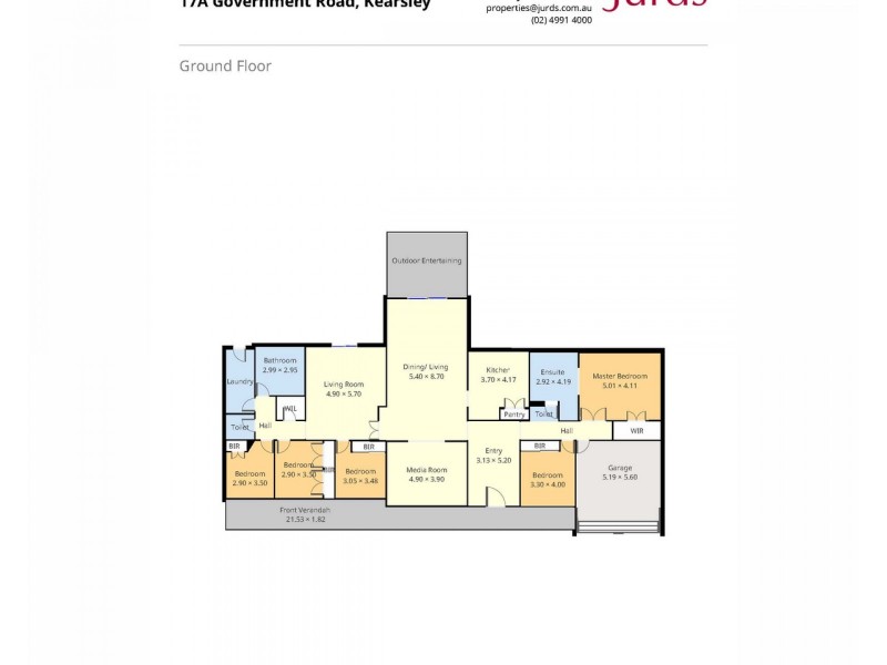 17A Government Circuit, Kearsley NSW 2325 Floorplan