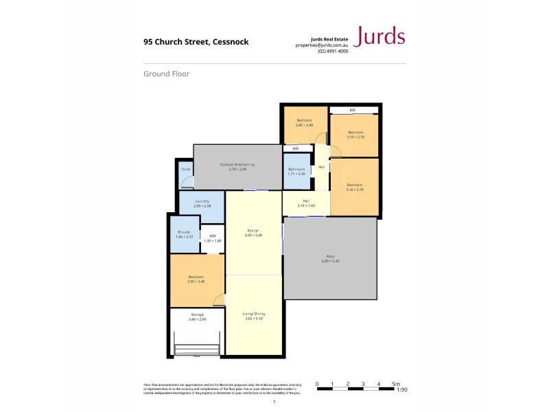 95 Church Street, Cessnock NSW 2325 Floorplan