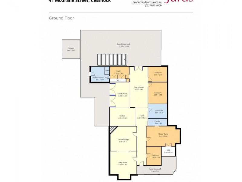 41 McGrane Street, Cessnock NSW 2325 Floorplan