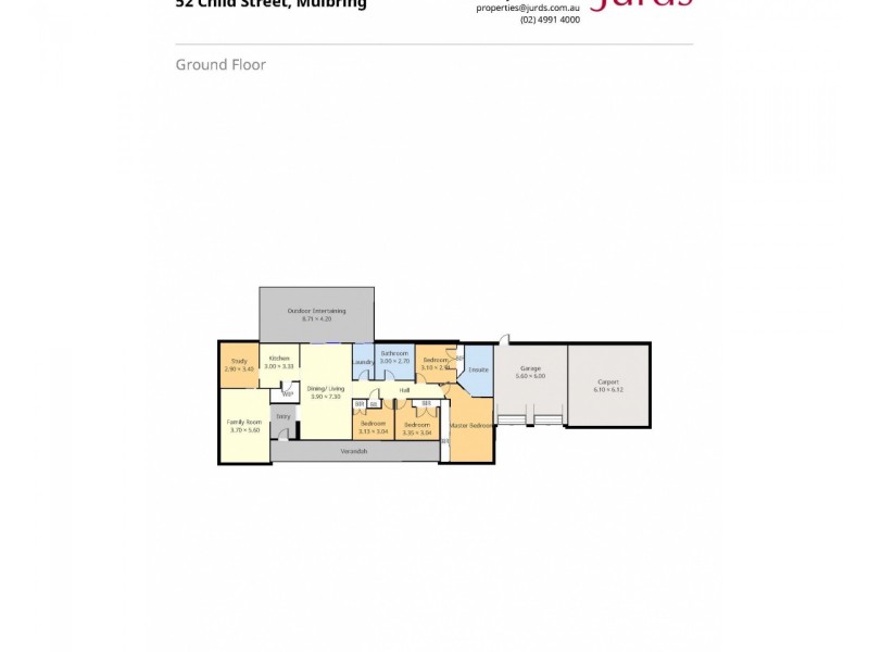 52 Child Street, Mulbring NSW 2323 Floorplan