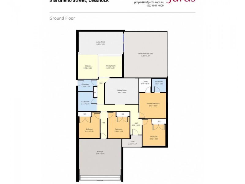 5 Brunello Street, Cessnock NSW 2325 Floorplan