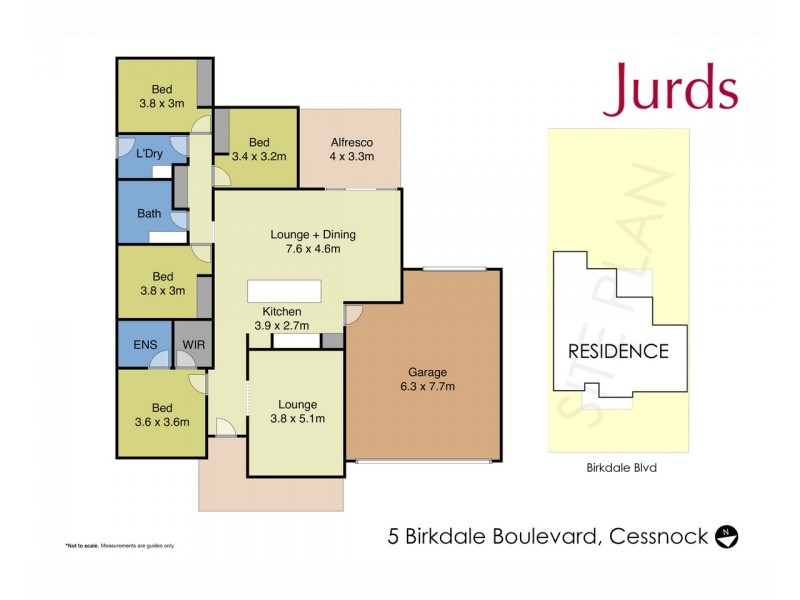 5 Birkdale Boulevard, Cessnock NSW 2325 Floorplan