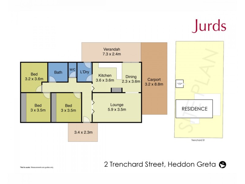 2 Trenchard Street, Heddon Greta NSW 2321 Floorplan