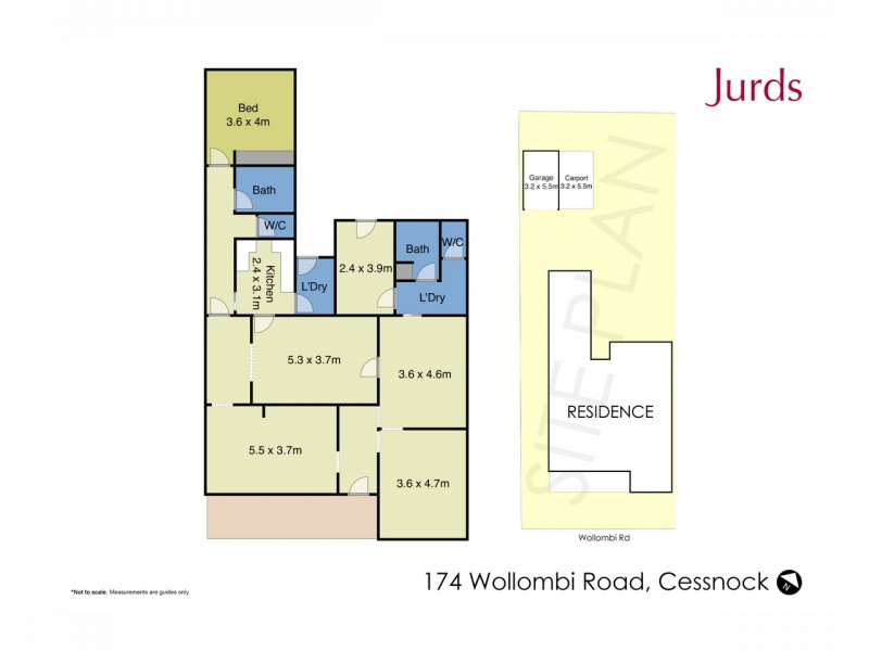 174 Wollombi Road, Cessnock NSW 2325 Floorplan