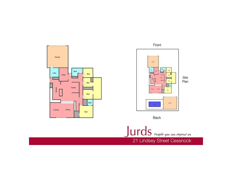21 Lindsay Street, Cessnock NSW 2325 Floorplan