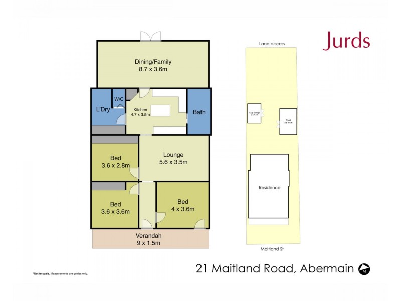 21 Maitland Street, Abermain NSW 2326 Floorplan