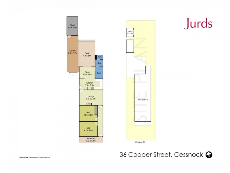 36 Cooper Street, Cessnock NSW 2325 Floorplan
