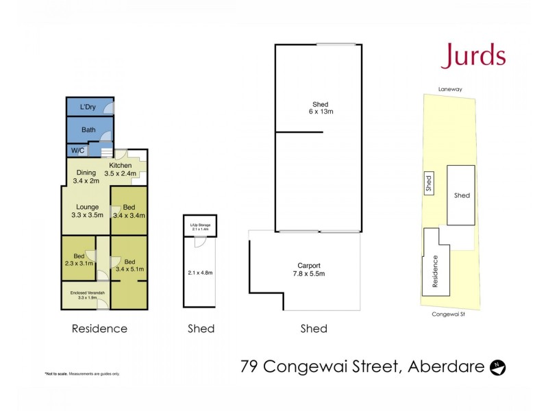 79 Congewai Street, Aberdare NSW 2325 Floorplan