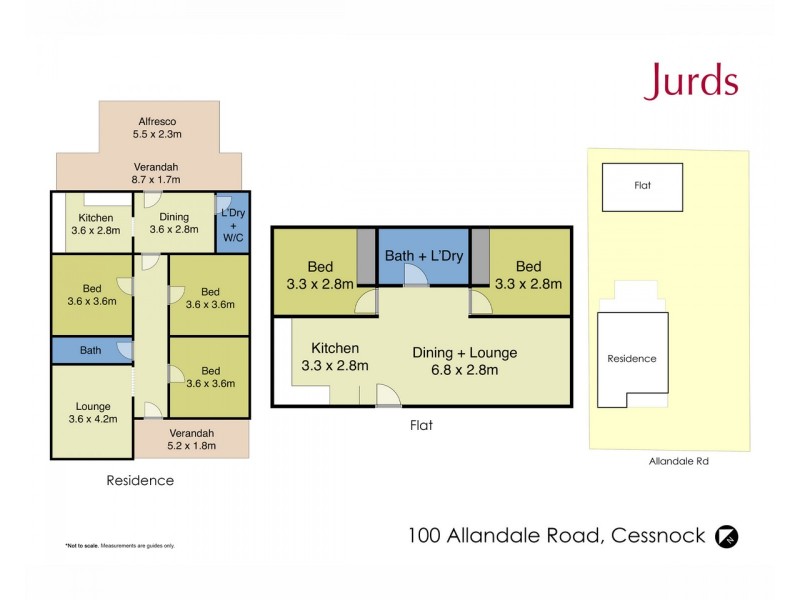 100 & 100A Allandale Road, Cessnock NSW 2325 Floorplan