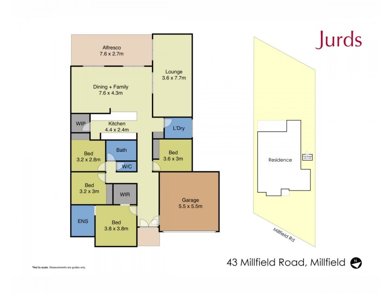 43 Millfield Road, Millfield NSW 2325 Floorplan