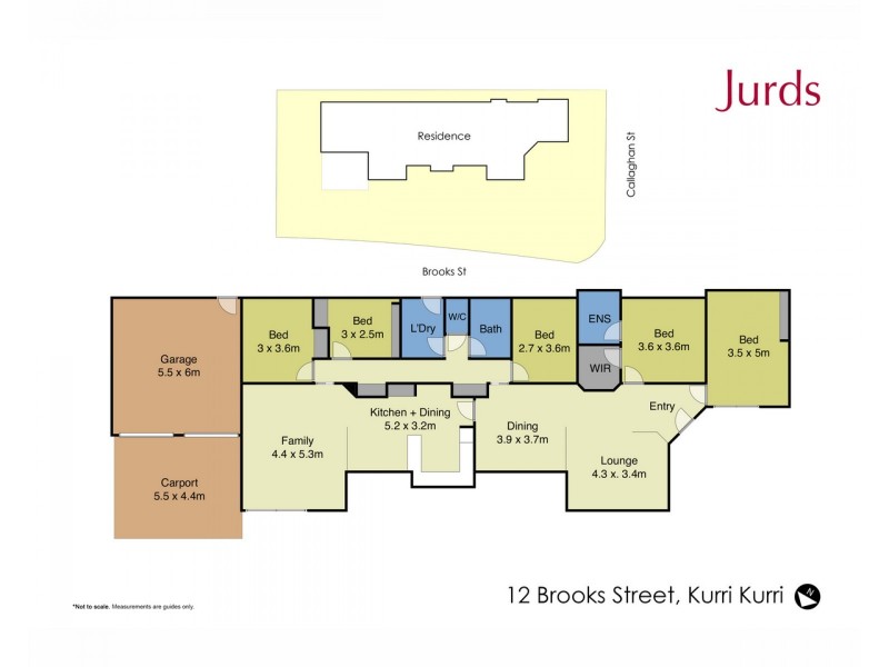 12 Brooks Street, Kurri Kurri NSW 2327 Floorplan