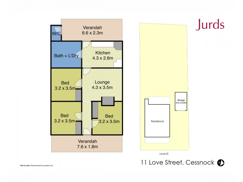 11 Love Street, Cessnock NSW 2325 Floorplan
