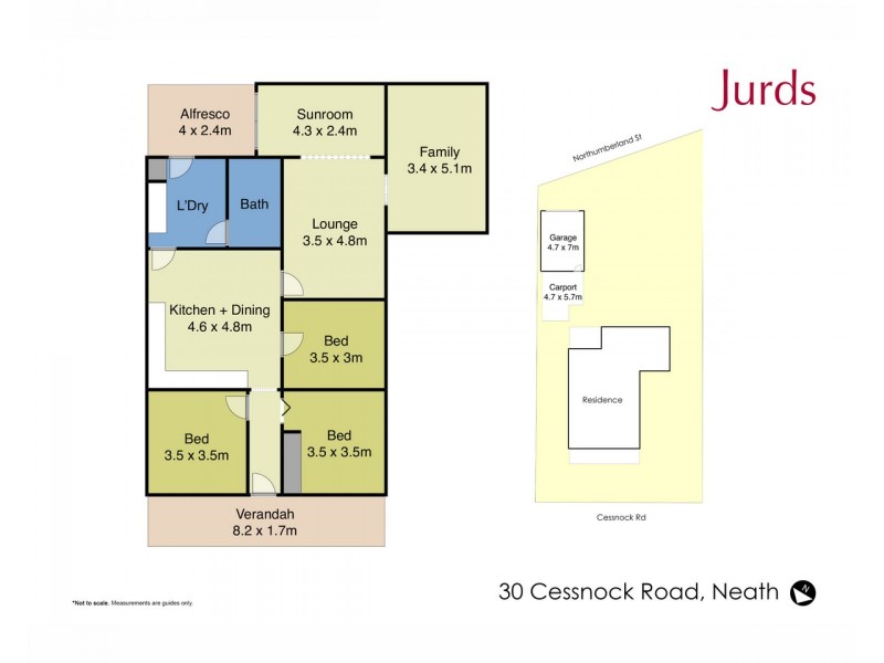 30 Cessnock Road, Neath NSW 2326 Floorplan