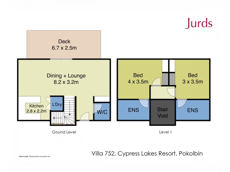 Villa 752 Cypress Lakes Resort, Thompsons Road, Pokolbin NSW 2320 Floorplan