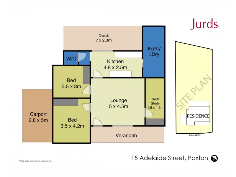 15 Adelaide Street, Paxton NSW 2325 Floorplan