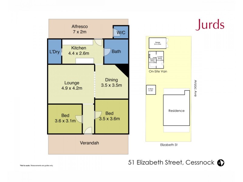 51 Elizabeth Street, Cessnock NSW 2325 Floorplan